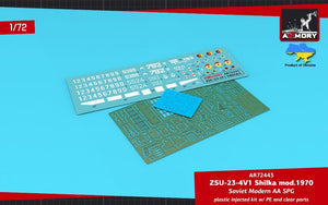 Armory Models 72443 ZSU-23-4V1 Shilka mod.1970 Soviet Modern AA SPG 1/72 – image 16