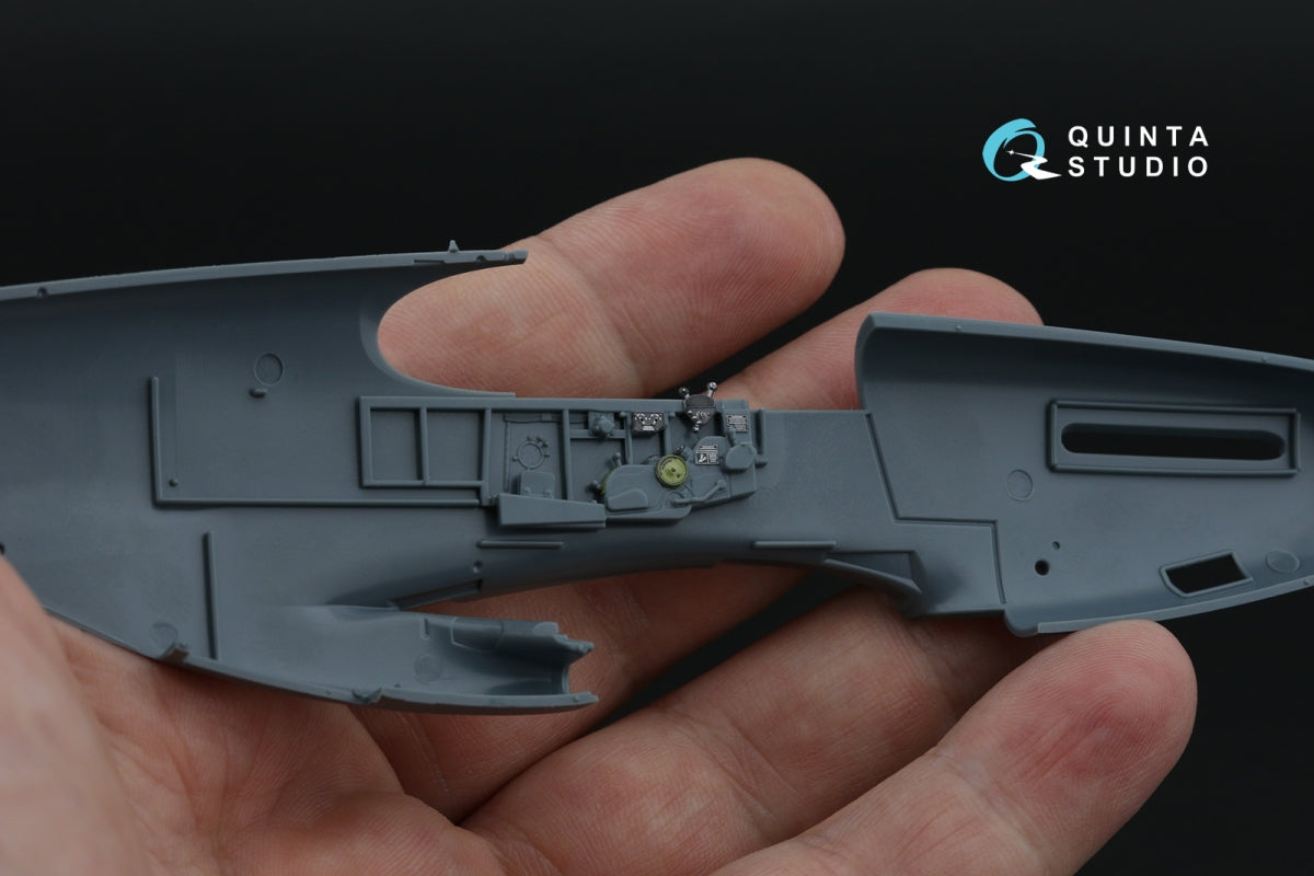Intérieur imprimé en 3D et coloré sur papier décalcomanie Quinta Studio QD48533 P-51B/C Mustang Early (Eduard) 1/48 – image 5