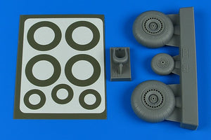 Aires 4804 Do 217N wheels &amp;amp; paint masks - late A 1/48 ICM