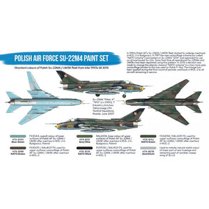 Hataka HTK-BS47 Polish Air Force Su-22M4 paint set (6x17ml) – zdjęcie 2