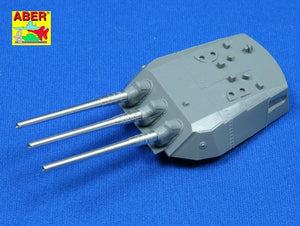 Aber 350L-09 Set of 9 pcs 460 mm barrels for Japanese ships Yamato and Musashi 1/350 – imagen 4