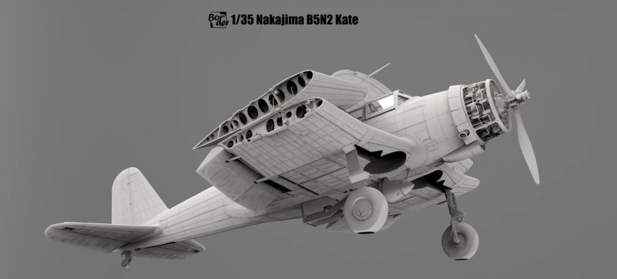 Border Model BF-005 Nakajima B5N2 Type 97 Carrier Attack Bomber &amp;quot;Kate&amp;quot; w/ Full interior 1/35 – Bild 2