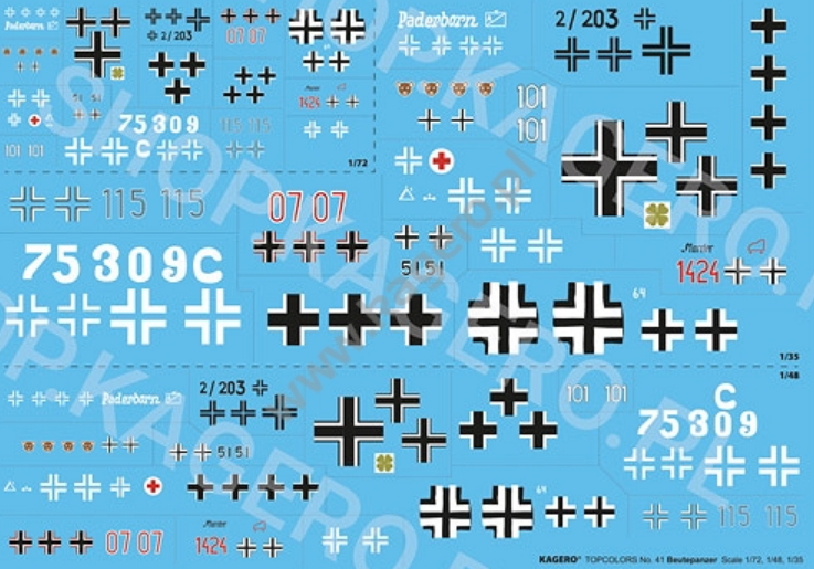 Kagero 15041 Beutepanzer (decals) PL/EN – immagine 2