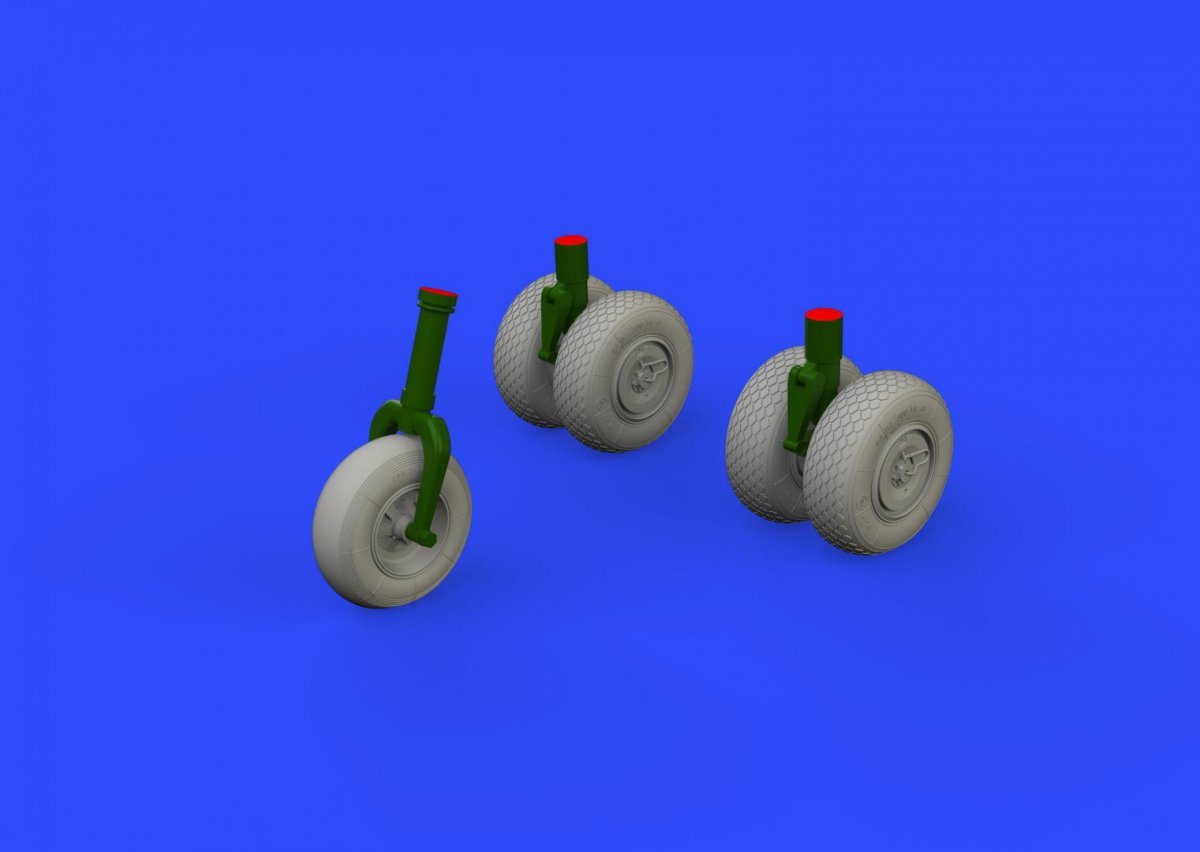 Eduard 648328 He 219 wheels TAMIYA 1/48 – image 2