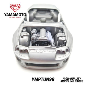 Yamamoto YMPTUN98 2JZ Twin Turbo Kit for Tamiya 24123 1/24 – Bild 2