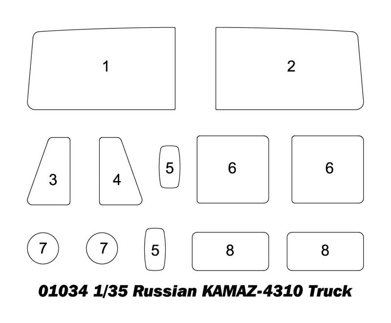 Trumpeter 01034 Russian KAMAZ 4310 1/35 – image 4