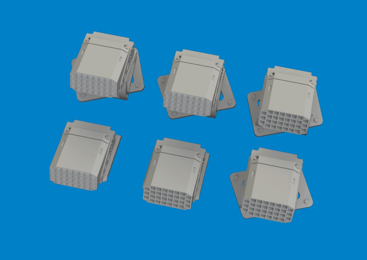Eduard 6481119 UH-60 flare dispensers PRINT ICM 1/48 – image 3