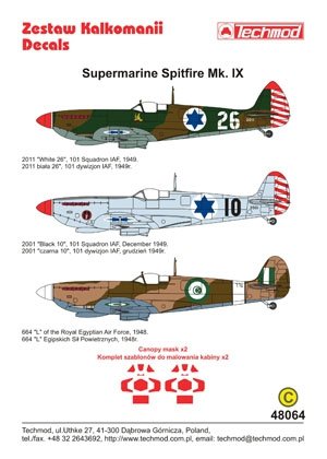 Techmod 48064 - Supermarine Spitfire Mk.IX 1/48 – image 2