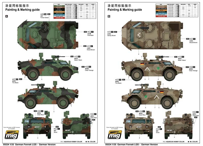 Trumpeter 05534 German Fennek LGS GERMAN version 1/35 – image 2