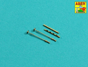 Aber A32019 Set of 2 barrels for British Browning .303 aircraft machine guns with flash hiders 1/32 – image 5