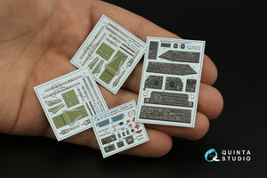 Quinta Studio QD48383 Mi-17 3D-Printed &amp;amp; colored Interior on decal paper (Trumpeter) 1/48 – image 3