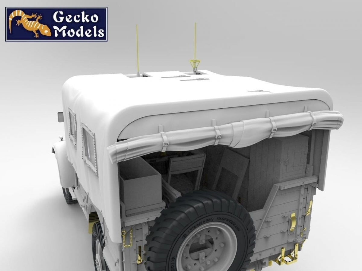 Gecko Models 35GM0061 WWII British Bedford MWR FFW Radio command truck 1/35 – image 4
