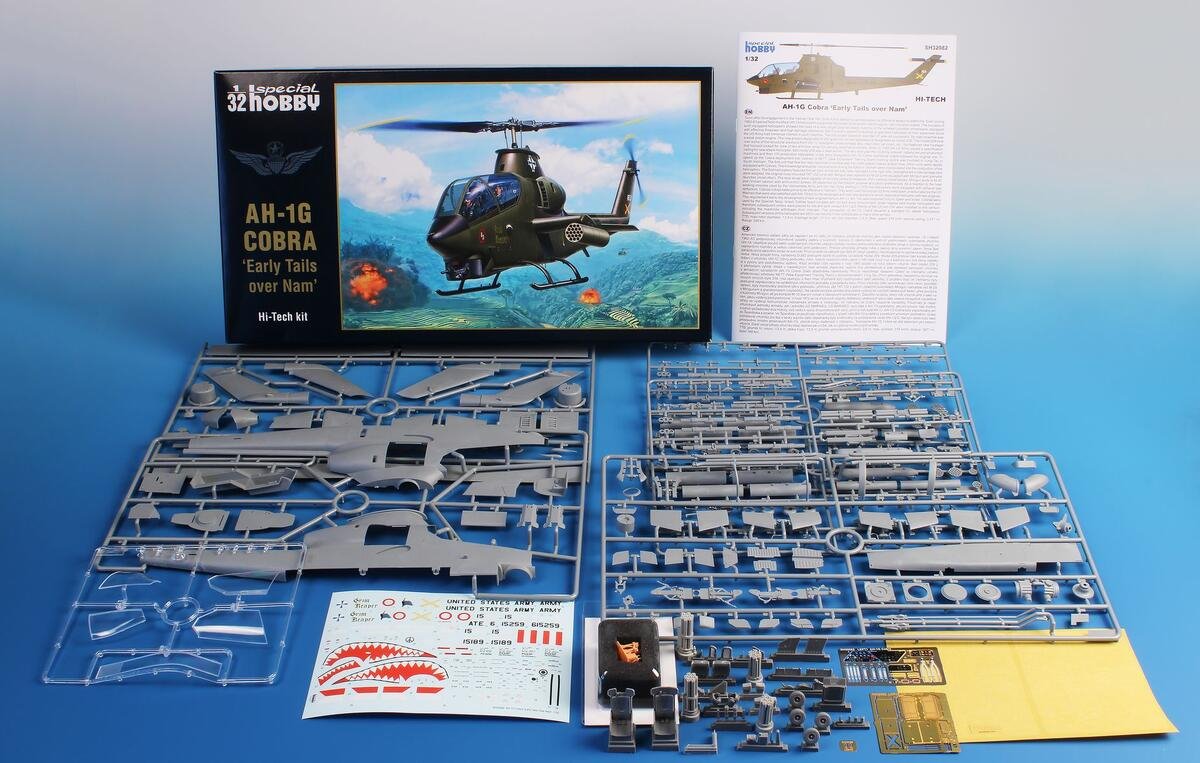 Special Hobby 32082 AH-1G Cobra ‘Early Tails over Vietnam’ Hi-Tech Kit 1/32 – zdjęcie 2