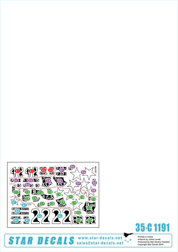 Star Decals 35-C1191 M4A3E8 Sherman 3 Korean War 1950-53 1/35 – image 2