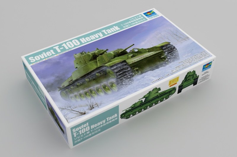 Trumpeter 09590 Soviet T-100 Heavy Tank 1/35 – zdjęcie 2