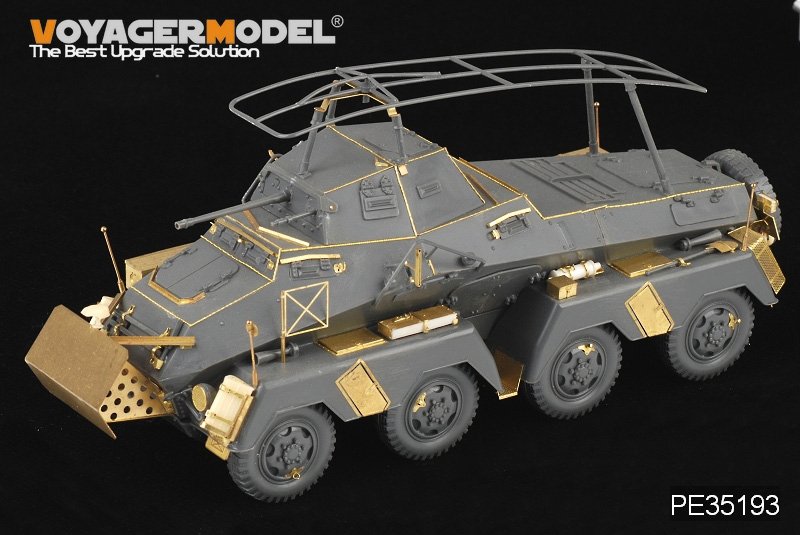 Voyager Model PE35193 WWII German Sd.Kfz.232 8 ROD early version for TAMIYA Kit 1/35 – image 4