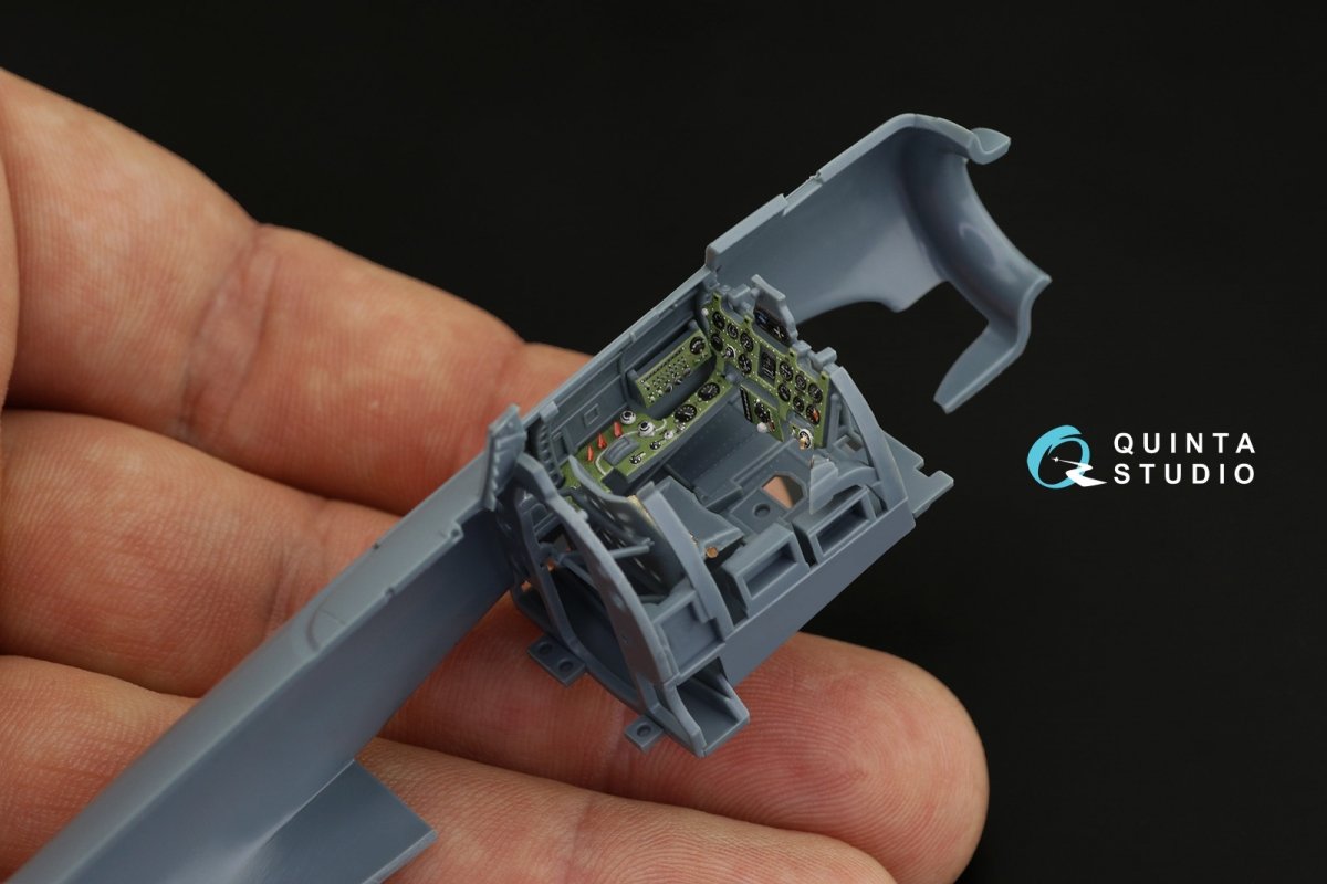 Quinta Studio QD48239 A6M2 Zero 3D-Printed &amp;amp; colored Interior on decal paper (Eduard) 1/48 – image 6