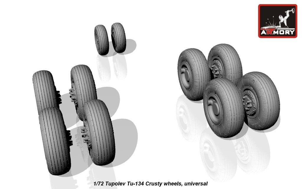 Armory Models AW72042 Tupolev Tu-134 Crusty wheels 1/72 – image 2