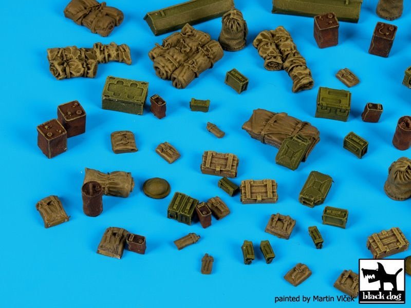 Black Dog T72091 British WW II equipment accessories set 1/72 – Bild 2