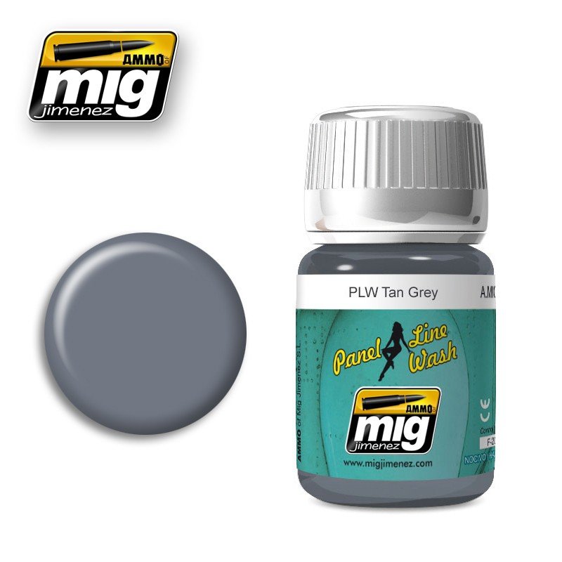 AMMO of Mig Jimenez 1610 PLW TAN GRAY 35ml