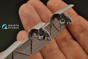 Quinta Studio QD32124 DH 82A Tiger Moth 3D-Printed &amp;amp; colored Interior on decal paper (ICM) 1/32 – image 10