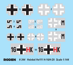 Roden 344 Heinkel He-111 H-16/H-20 1/144 – Bild 2