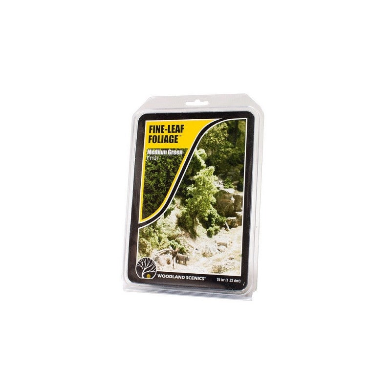 Woodland Scenic WF1131 SMALL LEAVES - MEDIUM GREEN (1.22 dm3)