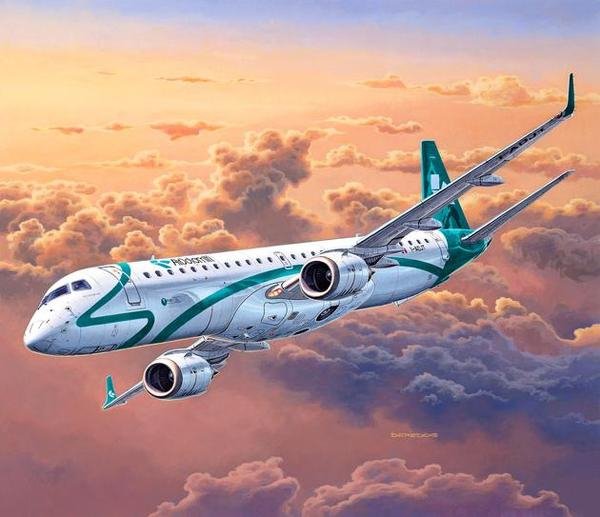 Revell 04884 Embraer 195 AIR DOLOMITI 1/144