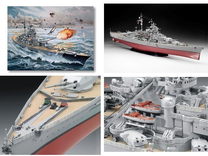 Revell 05040 Battleship Bismarck 1/350 – image 3