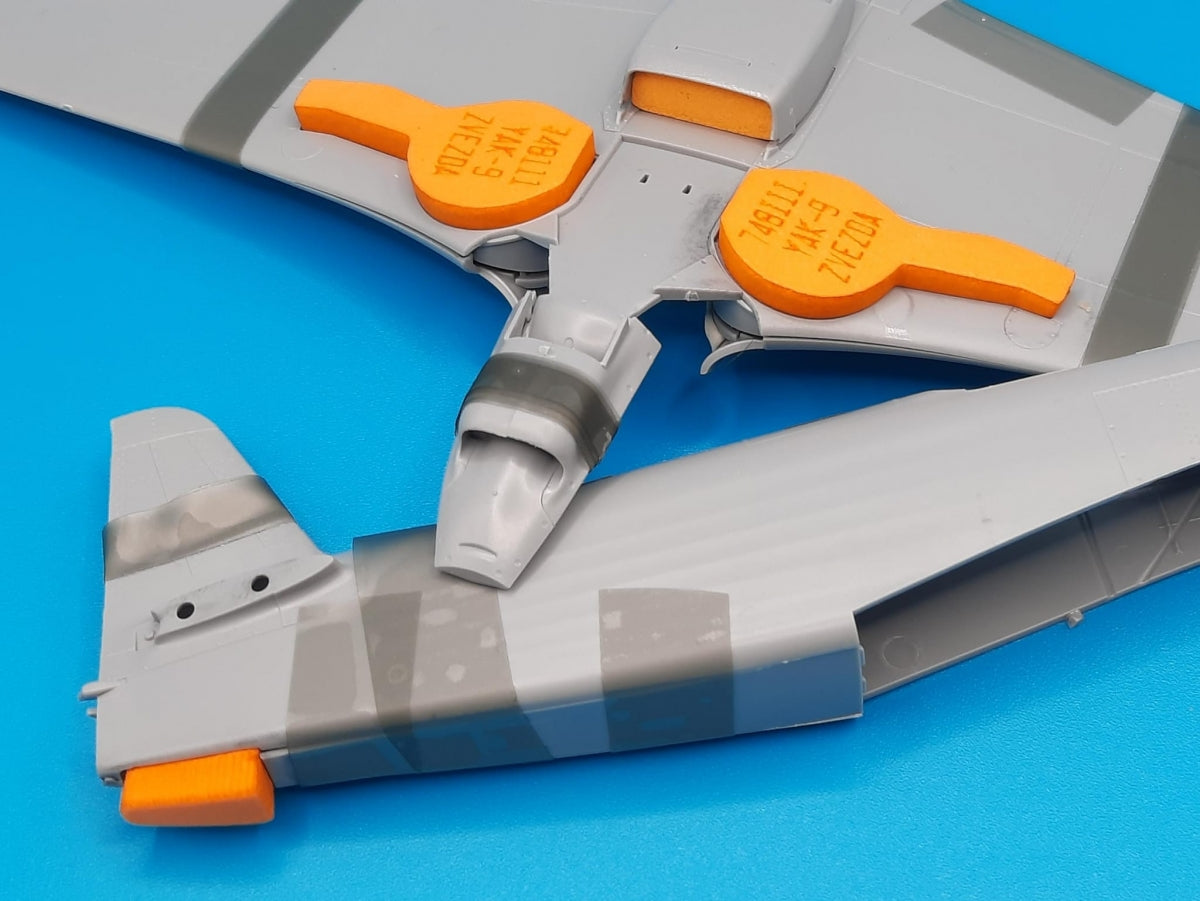 Omask 748111 Yak-9 wheel bay plugs (for Zvezda) 1/48 – image 2