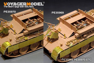 Voyager Model PE35969 WWII German Bergepanther Ausf.A (Early type,Panther A tool holders) Basic For MENG SS-015 1/35 – obrázek 15