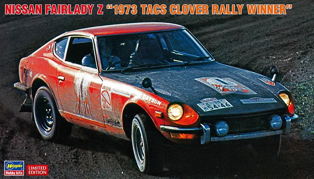 Hasegawa 20529 Nissan Fairlady Z &amp;quot;1973 TACS Clover Rally Winner&amp;quot; 1/24