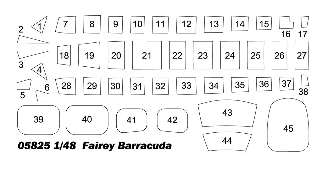 Trumpeter 05825 Fairey Barracuda WW II Torpedo Bomber 1/48 – image 4