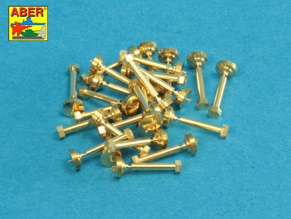 Aber 16109 Turned imitation of Hexagonal bolts 1.6 x 6.0 mm x 25 pcs. (1/16)