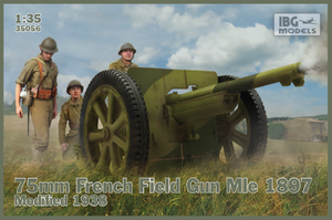 IBG 35056 Canon de campagne français de 75 mm Mle 1897 mod.1938 1/35