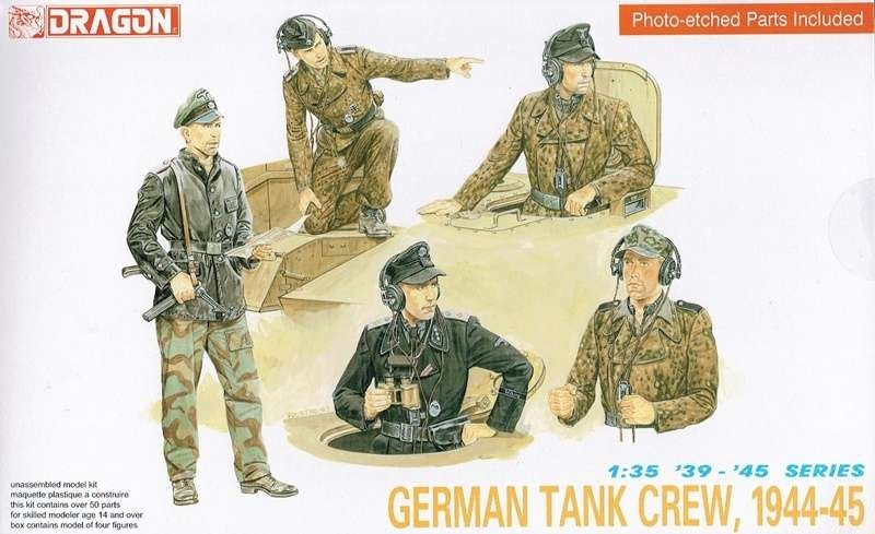 Dragon 6014 German tank Crew 1944-45 1/35