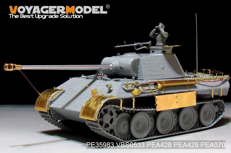 Voyager Model PE35983 WWII German Panther D Tank Late version Basic For TAKOM 2104 1/35 – immagine 7