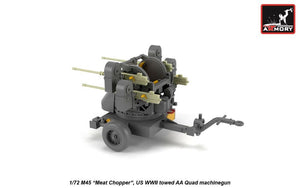 Armory Models 72239 M45 Quadmount, US WWII 4x 12.7mm M2HB Turret on M20 trailer 1/72 – Bild 4