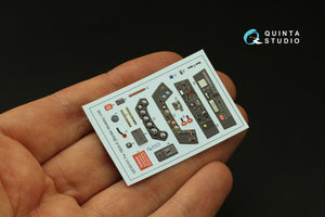 Quinta Studio QD35101 FW 190A-6 3D-Printed &amp;amp; colored Interior on decal paper (Border Model) 1/35 – image 5