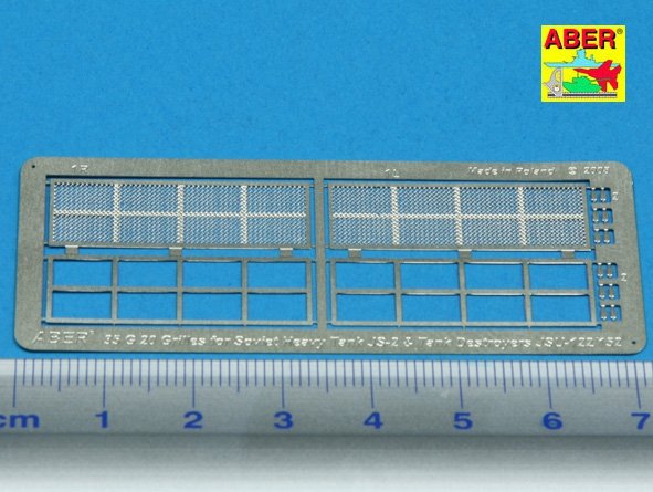 Aber 35G20 Grilles for russian tank JS-2 or JSU-122/152 1/35 – obrázek 3