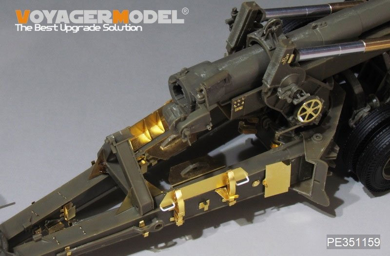 Voyager Model PE351159 WWII M1A1 155mm Cannon Long Tom Basic(For AFV 35295) 1/35 – obrázek 3