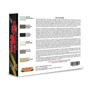 Lifecolor CS49 Acrylic paint set Concrete, Tarmac and Plaster 6x22ml – obrázek 2