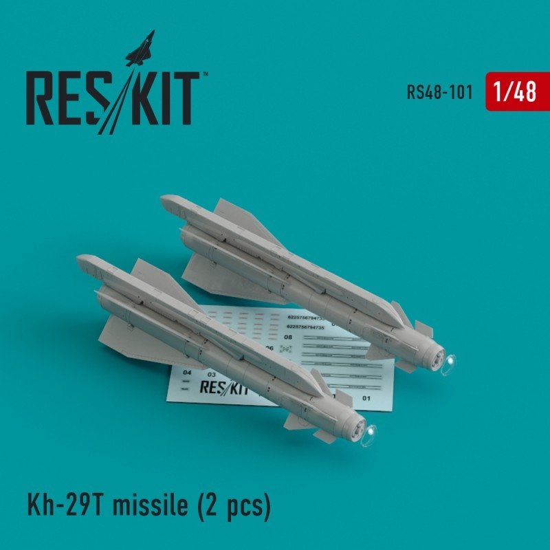 Missile RESKIT RS48-0101 Kh-29T (AS-14B 'Kedge) (2 pcs) 1/48