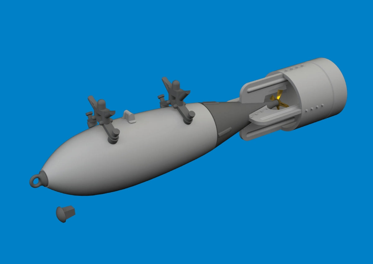Eduard 6481080 P-40 500lb GP British bomb PRINT EDUARD 1/48