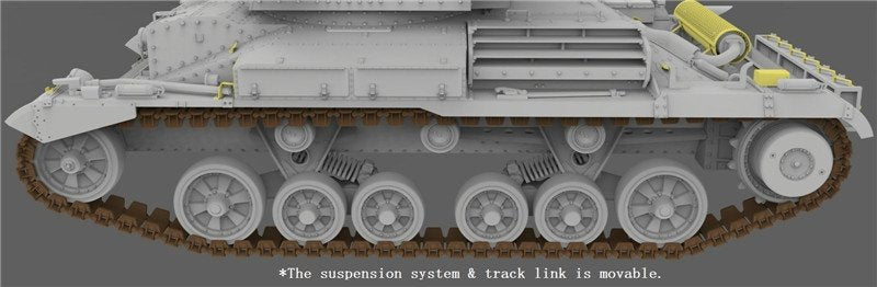 Gecko Models 35GM0005 KREUZER PZ.PKFW.MK.II,742(e),(A10) W/ INTERIOR 1/35 – zdjęcie 6
