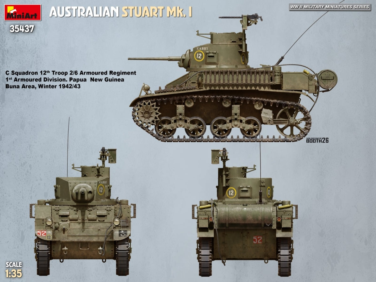 MiniArt 35437 Australian Stuart Mk. I 1/35