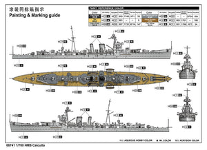 Trumpeter 06741 HMS Calcutta light cruiser 1/700 – obrázek 4