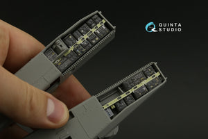 Quinta Studio QD35118 AH-64D Extended forward avionics bays 3D-Printed &amp;amp; colored Interior on decal paper (Takom) 1/35 – Bild 8