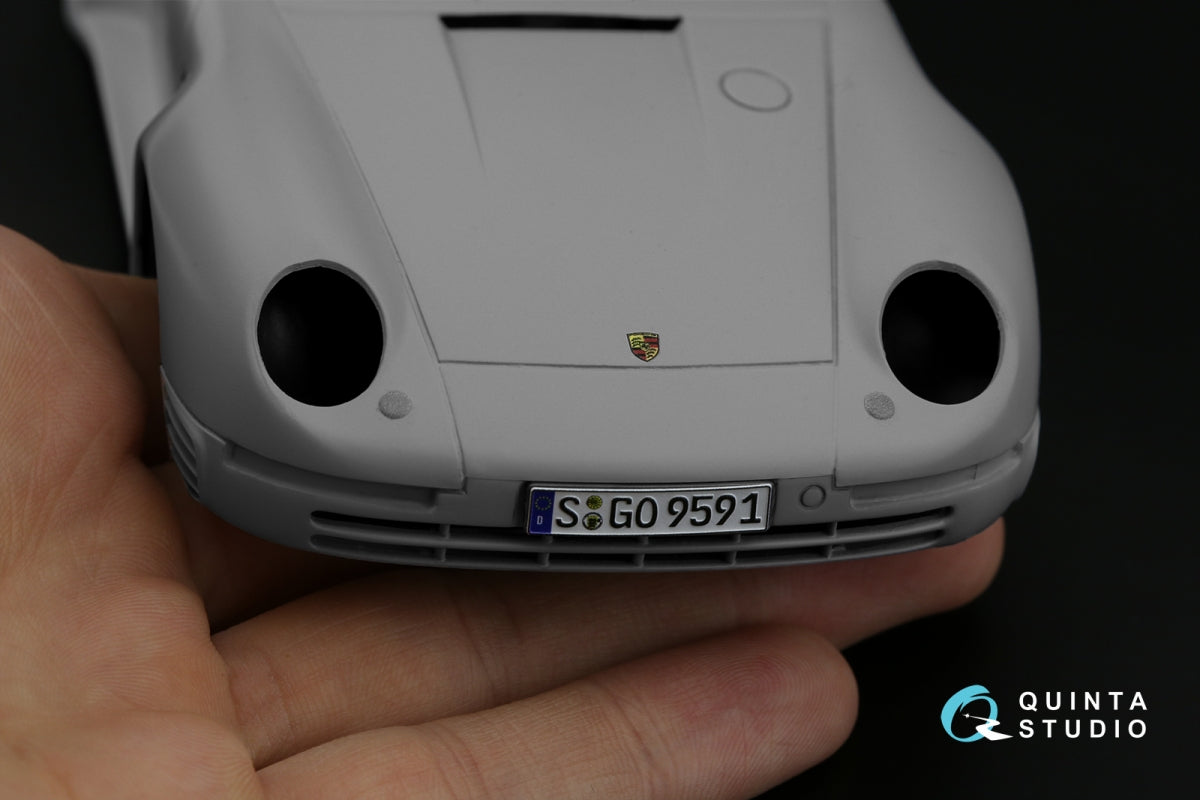Quinta Studio QD24003 Porsche 959 3D-Printed &amp;amp; colored Interior on decal paper (Tamiya) 1/24 – obrázek 11