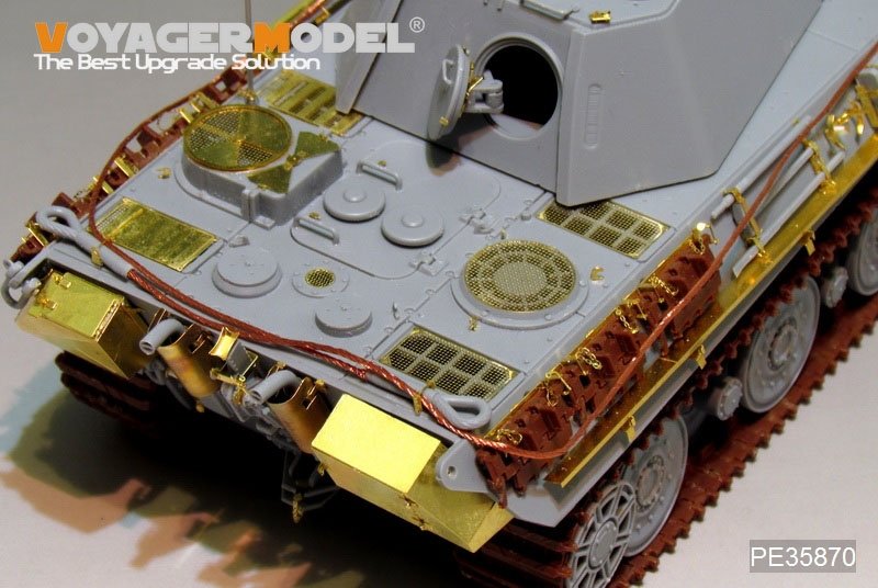 Voyager Model PE35870 WWII German Panther II Prototype Design Plan basic for AMUSING HOBBY 1/35 – image 4
